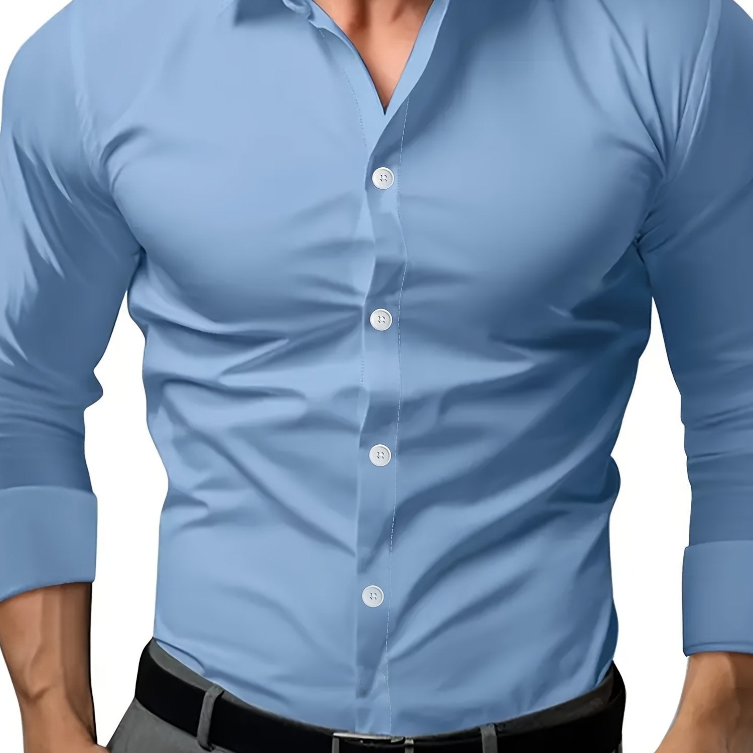 The Sheer Edge Linen Dress Shirt – Men's Semi-Sheer Short Sleeve - Undefyning Lynes