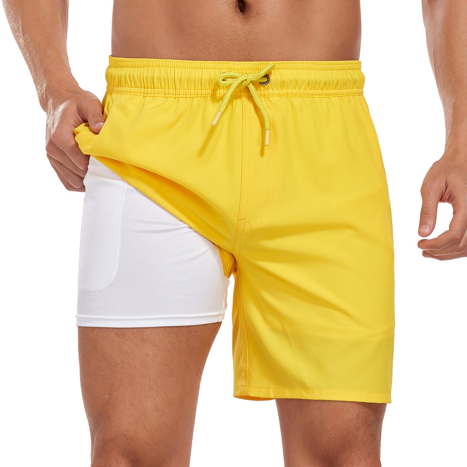 The Shore Short – Men's 3D Print Double-Layer Beach Shorts - Undefyning Lynes