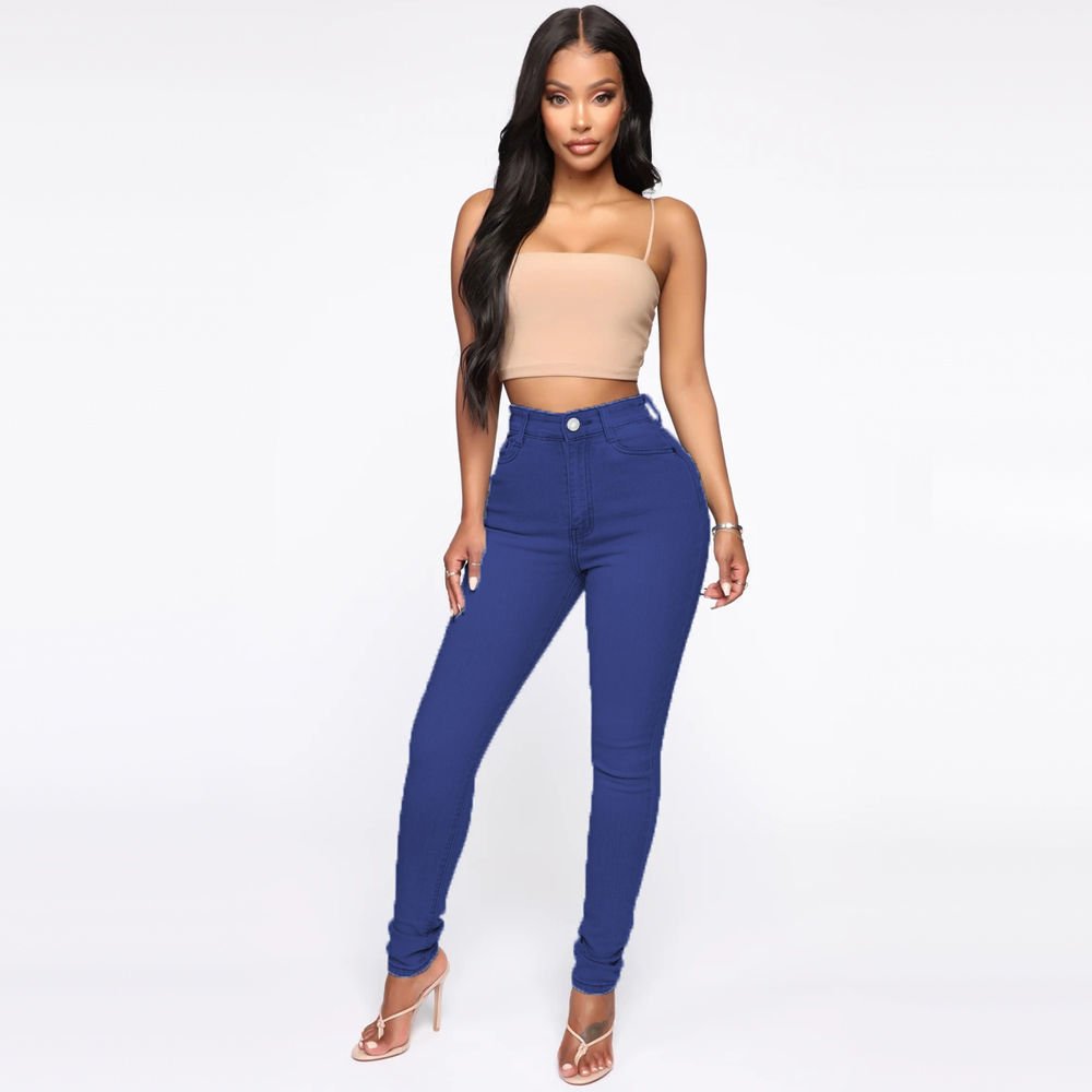 The SlimTrouser Jean – Women's High-Waist Slimming Denim Trousers - Undefyning Lynes