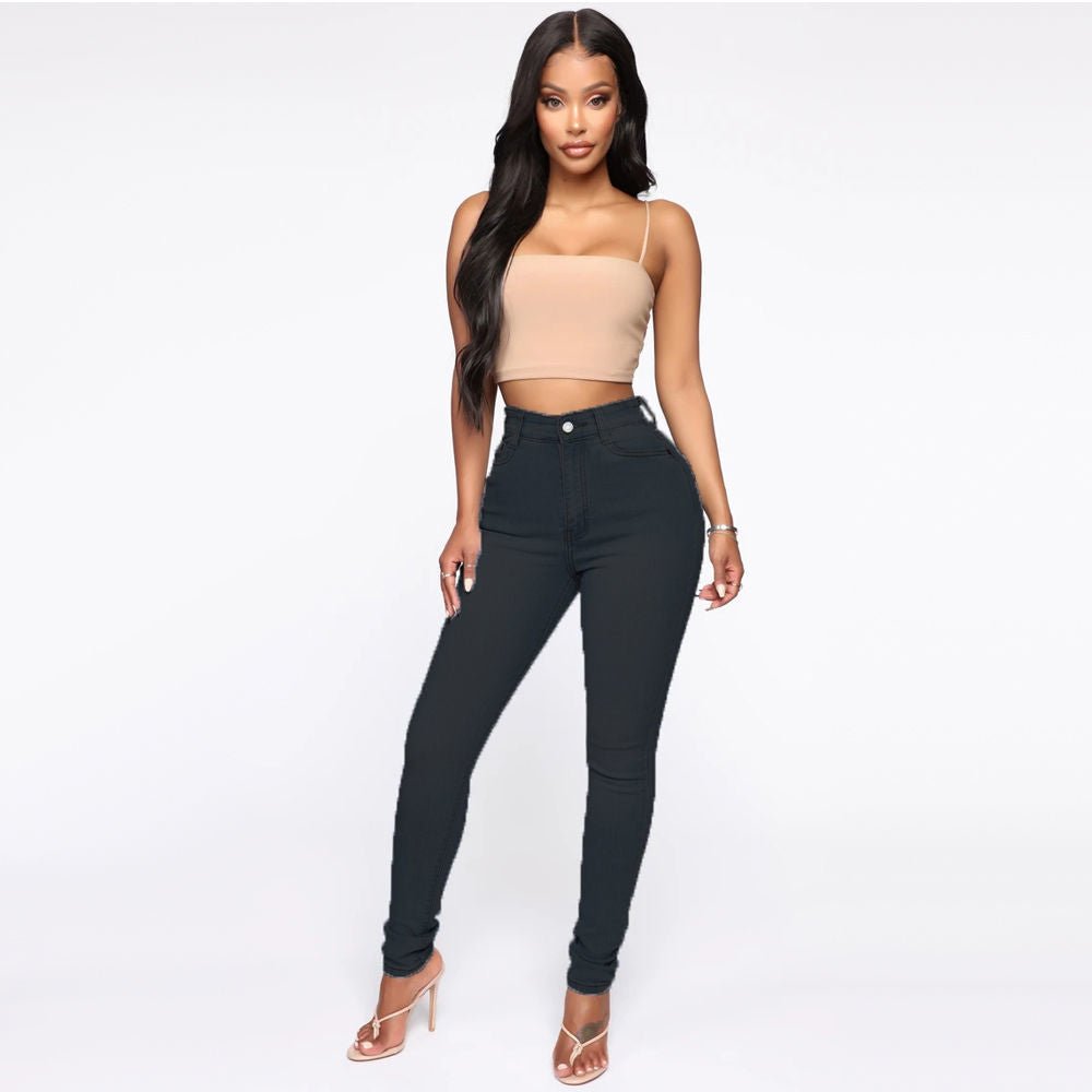The SlimTrouser Jean – Women's High-Waist Slimming Denim Trousers - Undefyning Lynes