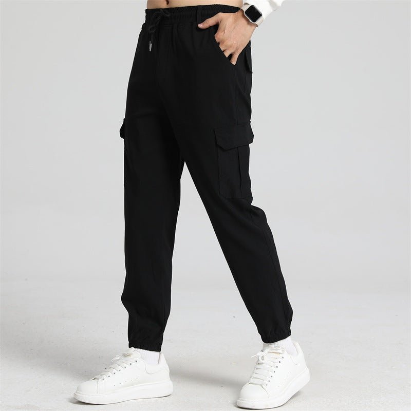 The Stretch Wide – Men's Multi-Pocket High-Stretch Wide-Leg Pants - Undefyning Lynes