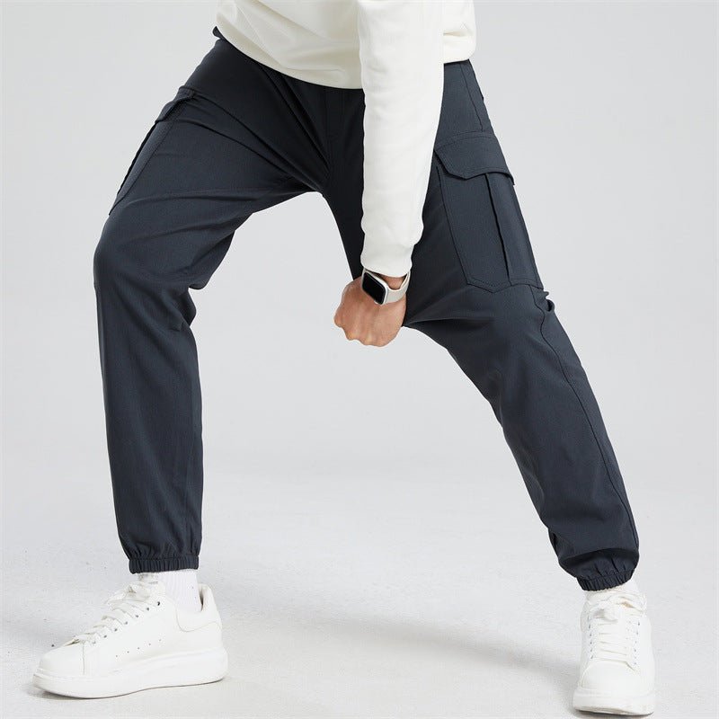 The Stretch Wide – Men's Multi-Pocket High-Stretch Wide-Leg Pants - Undefyning Lynes