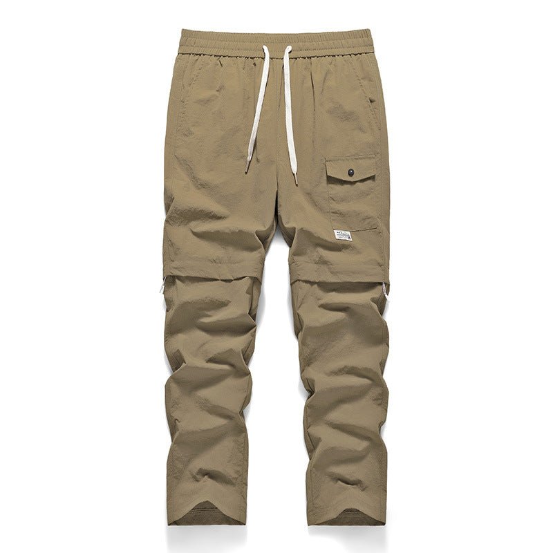 The Summer Cargo — Men's Breathable Straight-Leg Nylon Pants - Undefyning Lynes