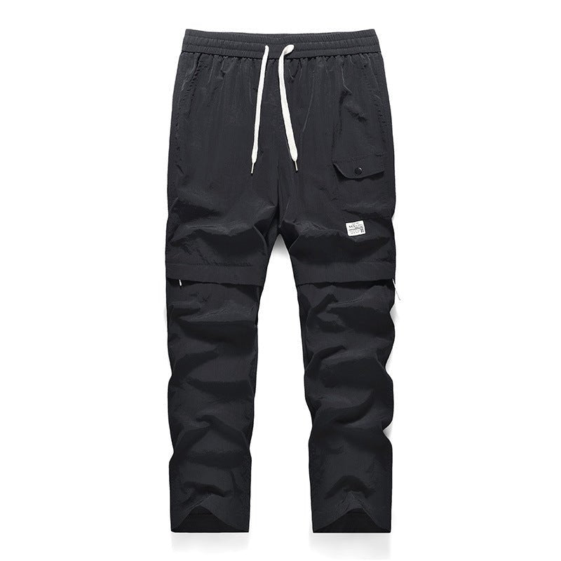 The Summer Cargo — Men's Breathable Straight-Leg Nylon Pants - Undefyning Lynes