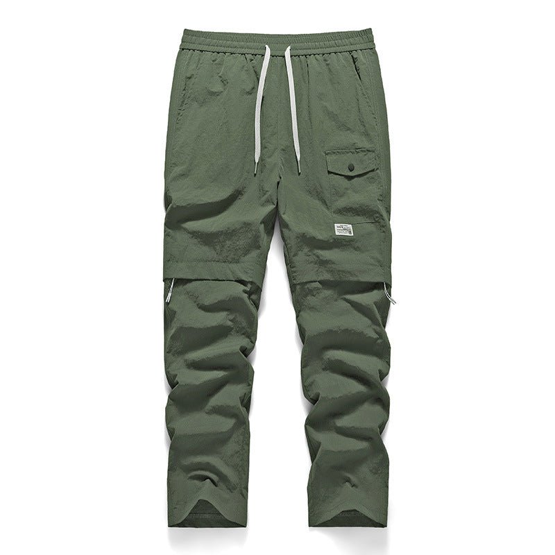 The Summer Cargo — Men's Breathable Straight-Leg Nylon Pants - Undefyning Lynes