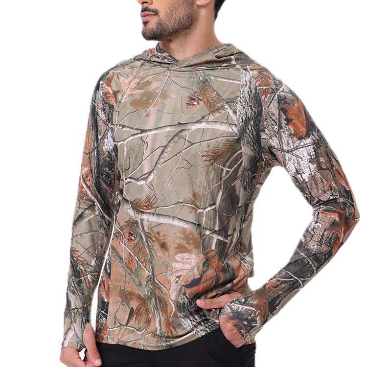 The Sun Shield Hoodie – Men's Sun-Protective Lightweight Sports Pullover - Undefyning Lynes