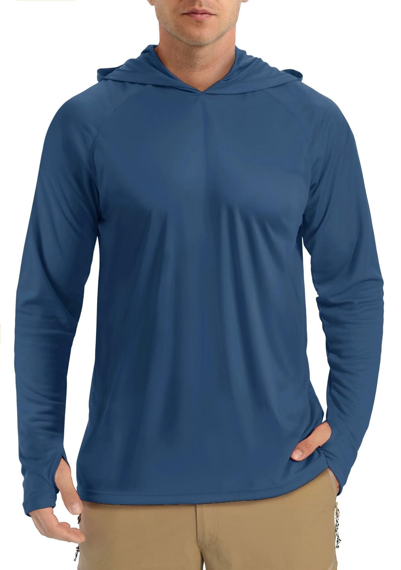 The Sun Shield Hoodie – Men's Sun-Protective Lightweight Sports Pullover - Undefyning Lynes