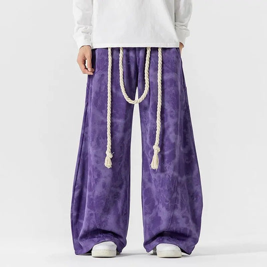 The Tie-Dye Jogger — Men's Relaxed Japanese Streetwear Sweatpants - Undefyning Lynes