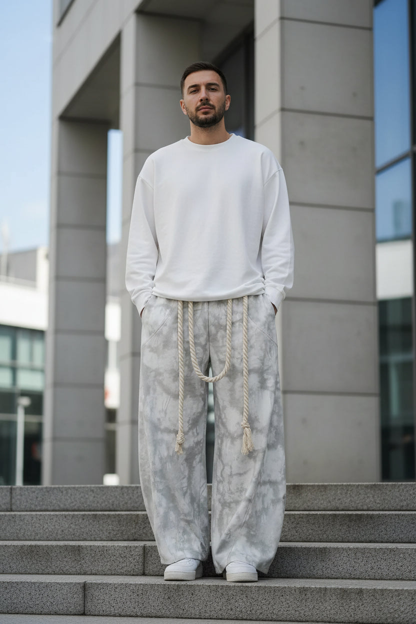 The Tie-Dye Jogger — Men's Relaxed Japanese Streetwear Sweatpants - Undefyning Lynes