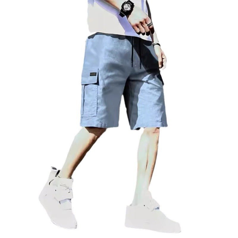 The Twill Short — Men's Cotton Blend Multi-Pocket Cargo Shorts - Undefyning Lynes