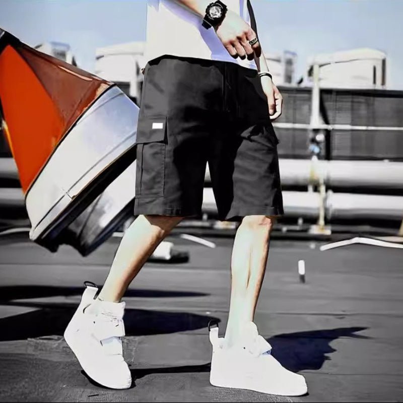 The Twill Short — Men's Cotton Blend Multi-Pocket Cargo Shorts - Undefyning Lynes