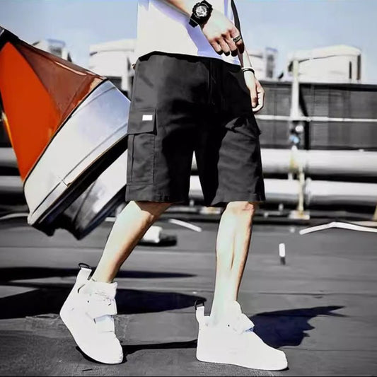 The Twill Short — Men's Cotton Blend Multi-Pocket Cargo Shorts - Undefyning Lynes