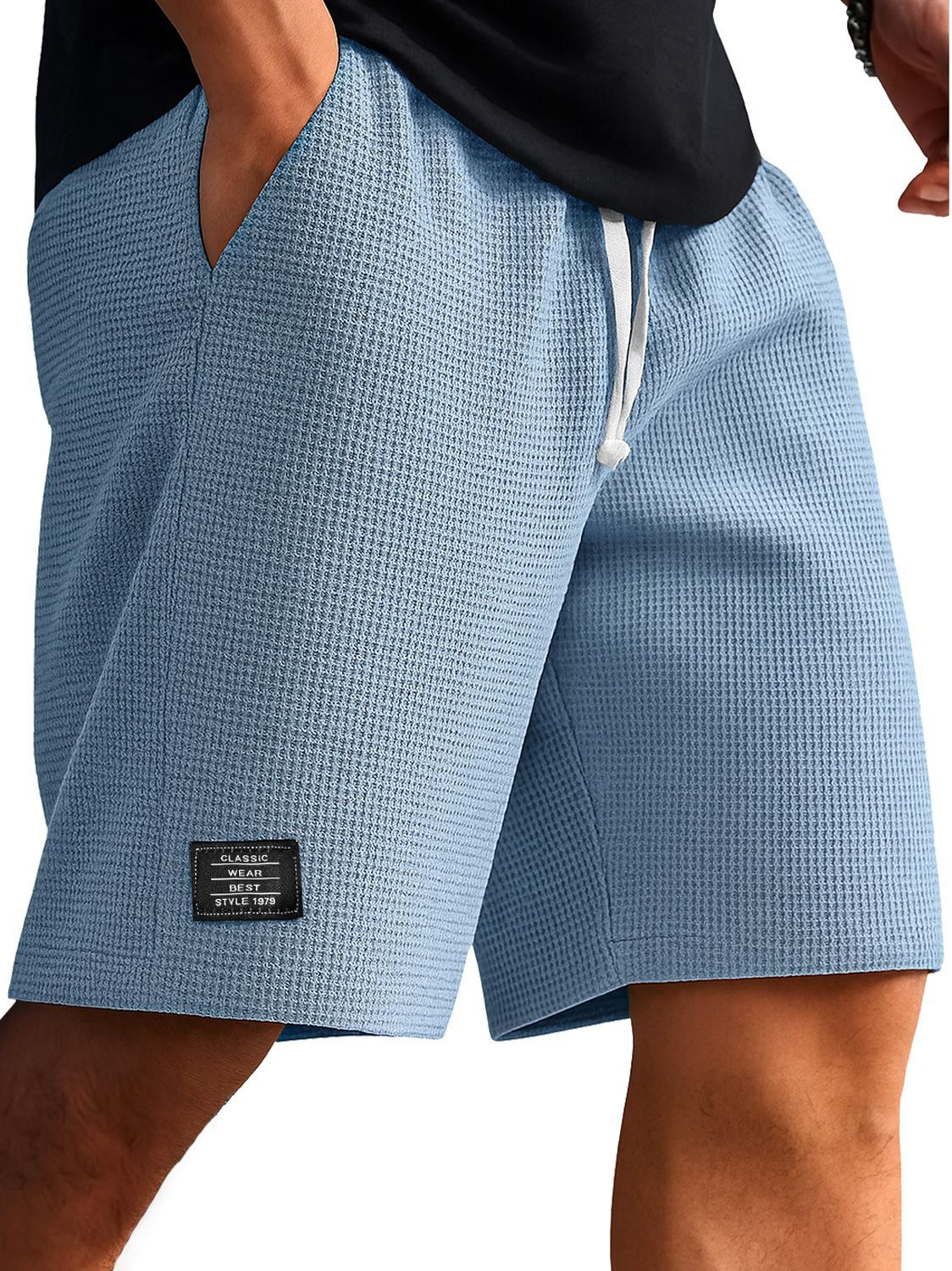 The Waffle Crop – Men's Straight-Leg Cropped Summer Pants - Undefyning Lynes