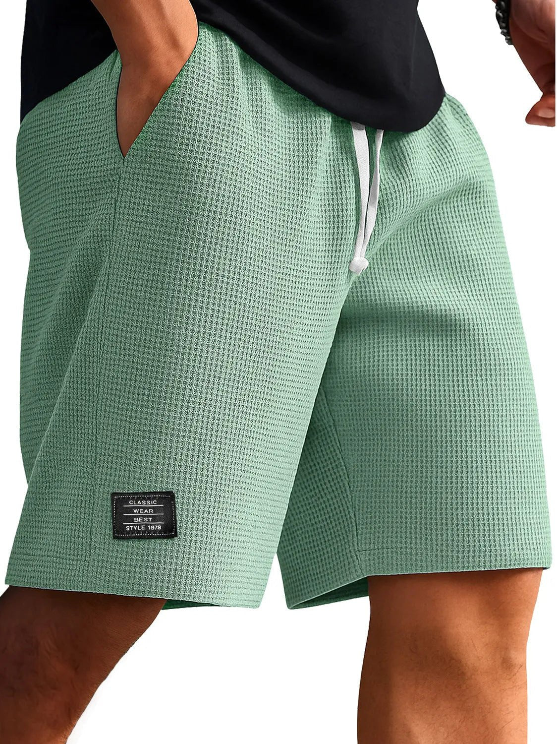 The Waffle Crop – Men's Straight-Leg Cropped Summer Pants - Undefyning Lynes