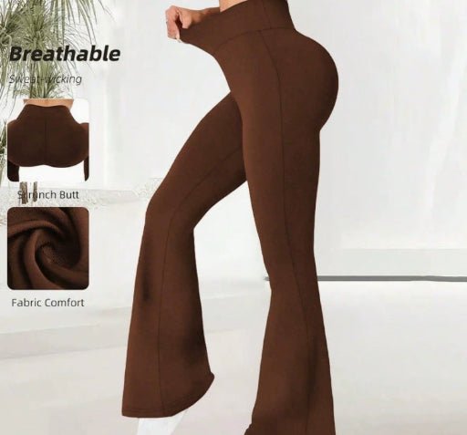The Wide Flow Yoga Pant – Women's High-Waist Wide-Leg Yoga Pants - Undefyning Lynes