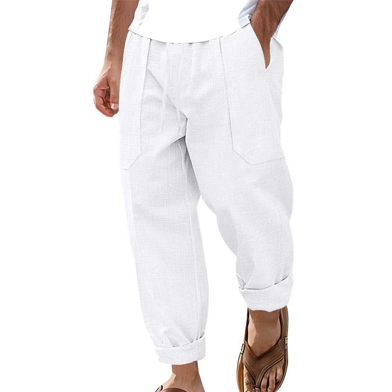 The Wide Leg — Men's Solid Color Relaxed Casual Trousers - Undefyning Lynes