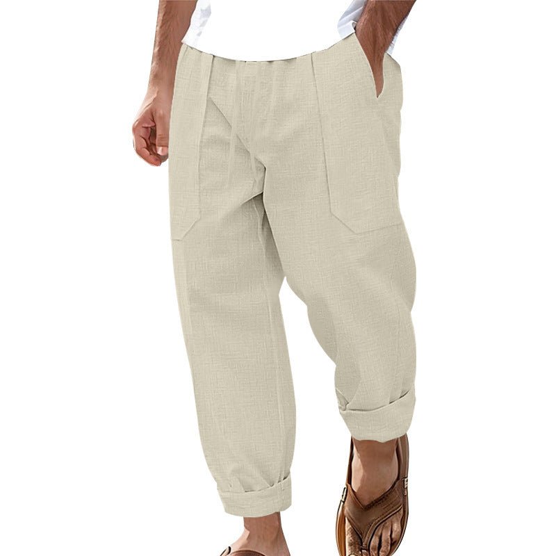 The Wide Leg — Men's Solid Color Relaxed Casual Trousers - Undefyning Lynes