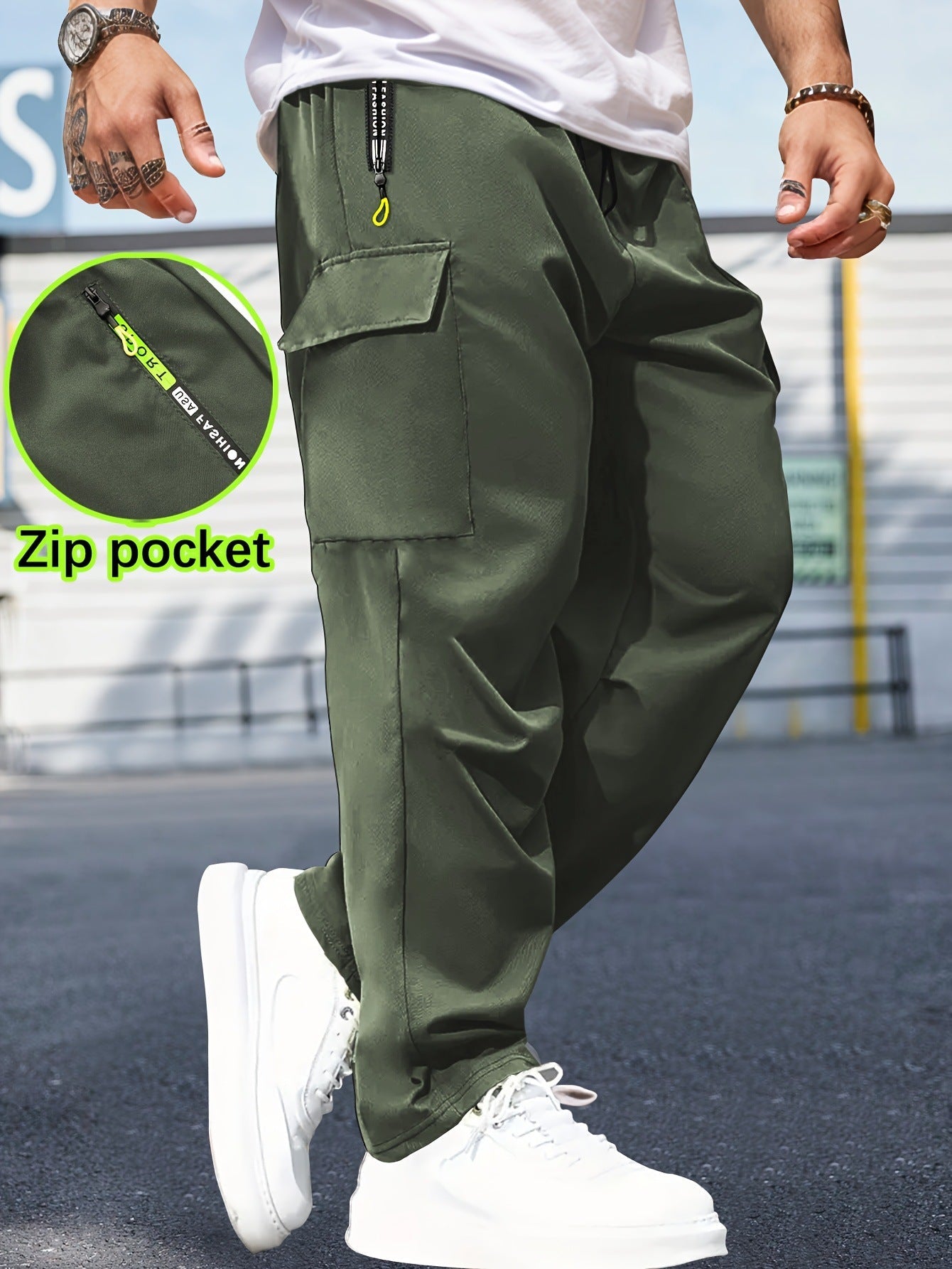 The Workwear Cargo – Men's Breathable Retro Cargo Pants - Undefyning Lynes