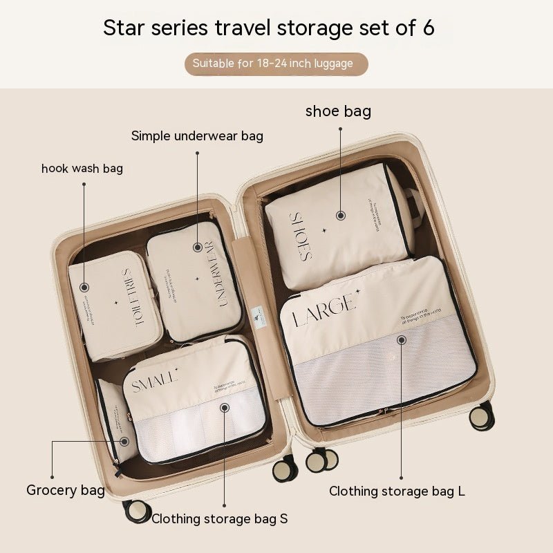 Travel Packing Organizer Set — 5, 6, 7 & 8-Piece Storage Bag Bundle - Undefyning Lynes