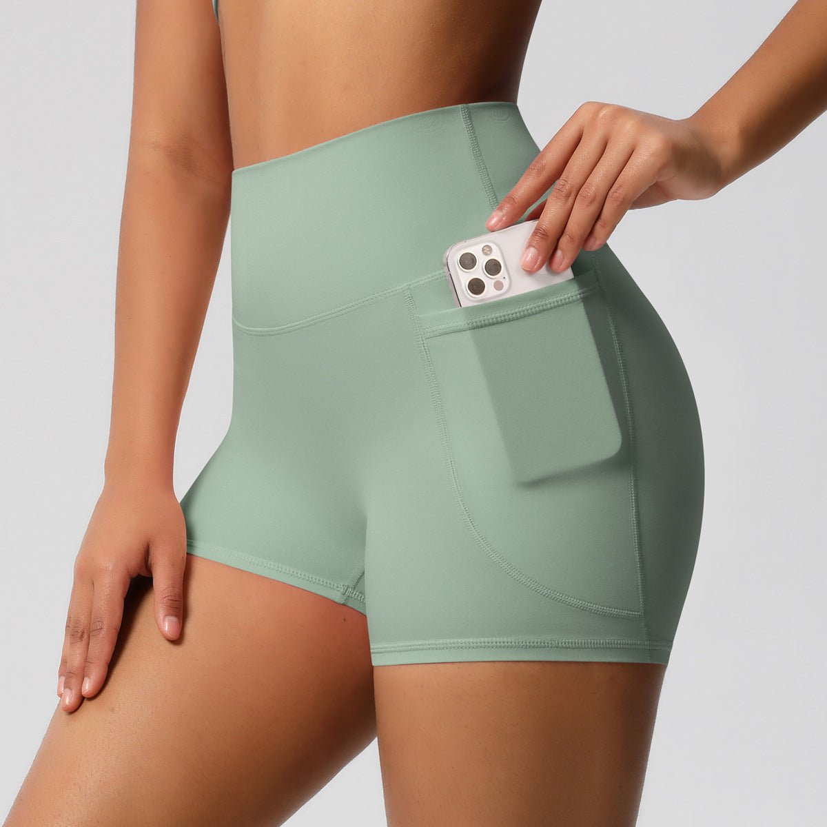 Ultra-Soft Performance Pocket Yoga Shorts – Women's Moisture-Wicking Athleisure Shorts - Undefyning Lynes