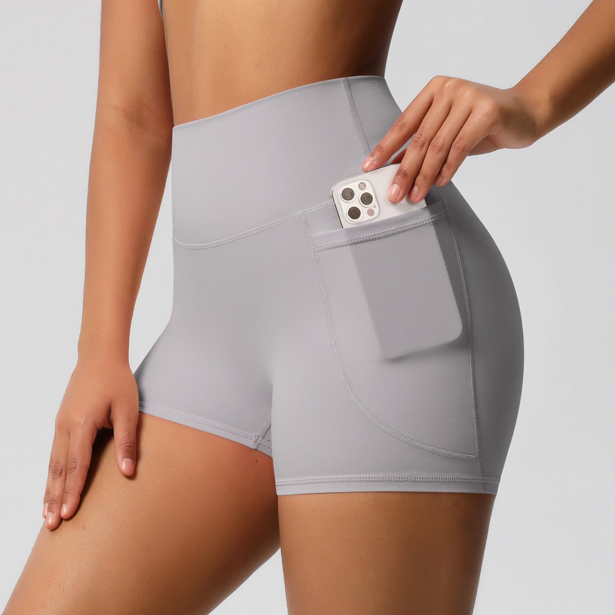 Ultra-Soft Performance Pocket Yoga Shorts – Women's Moisture-Wicking Athleisure Shorts - Undefyning Lynes