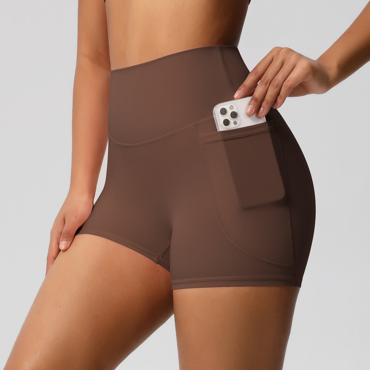Ultra-Soft Performance Pocket Yoga Shorts – Women's Moisture-Wicking Athleisure Shorts - Undefyning Lynes