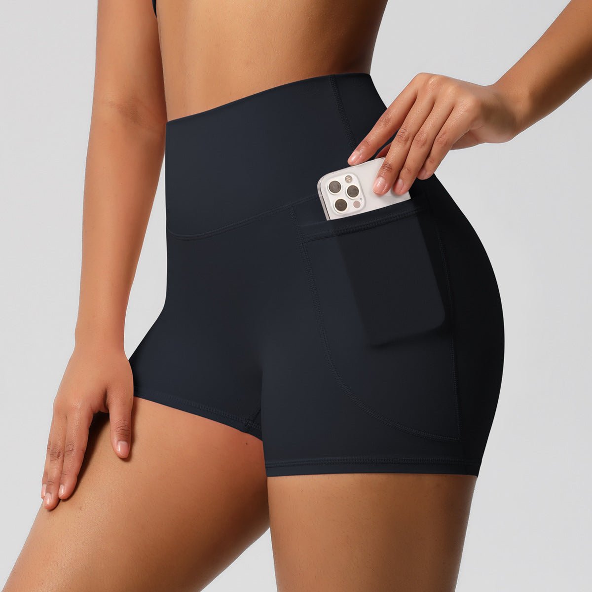 Ultra-Soft Performance Pocket Yoga Shorts – Women's Moisture-Wicking Athleisure Shorts - Undefyning Lynes