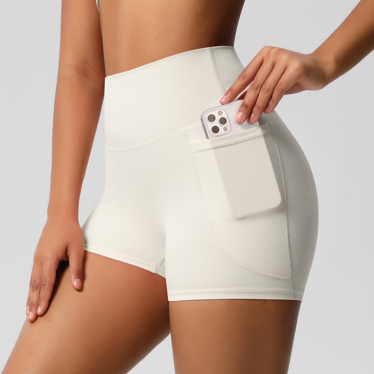 Ultra-Soft Performance Pocket Yoga Shorts – Women's Moisture-Wicking Athleisure Shorts - Undefyning Lynes
