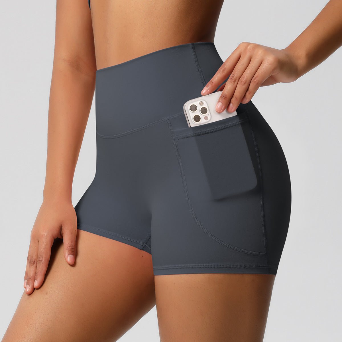 Ultra-Soft Performance Pocket Yoga Shorts – Women's Moisture-Wicking Athleisure Shorts - Undefyning Lynes