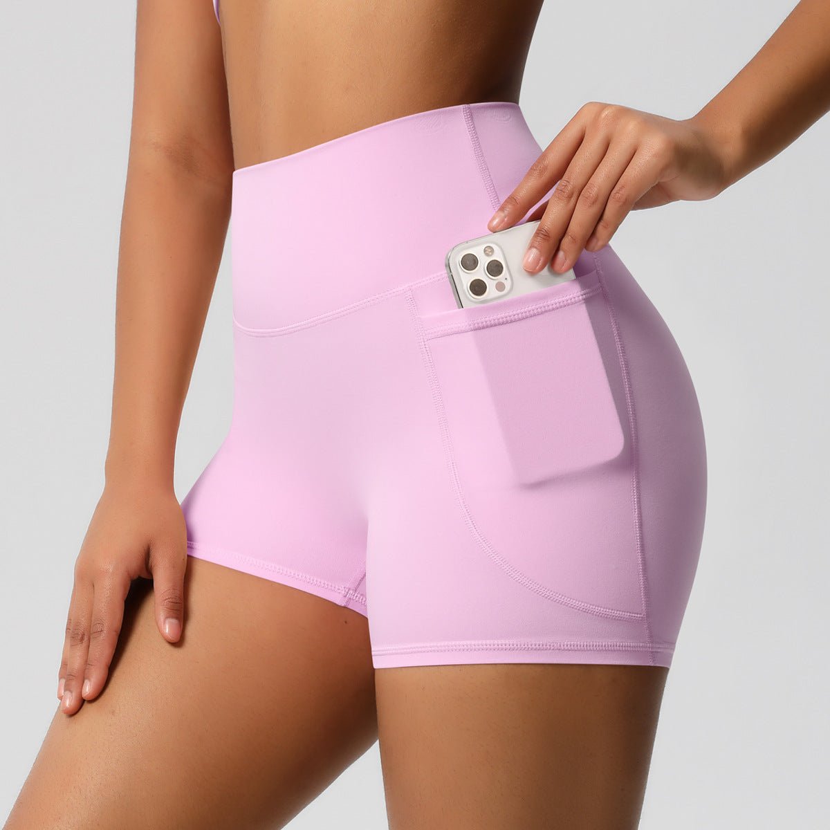 Ultra-Soft Performance Pocket Yoga Shorts – Women's Moisture-Wicking Athleisure Shorts - Undefyning Lynes