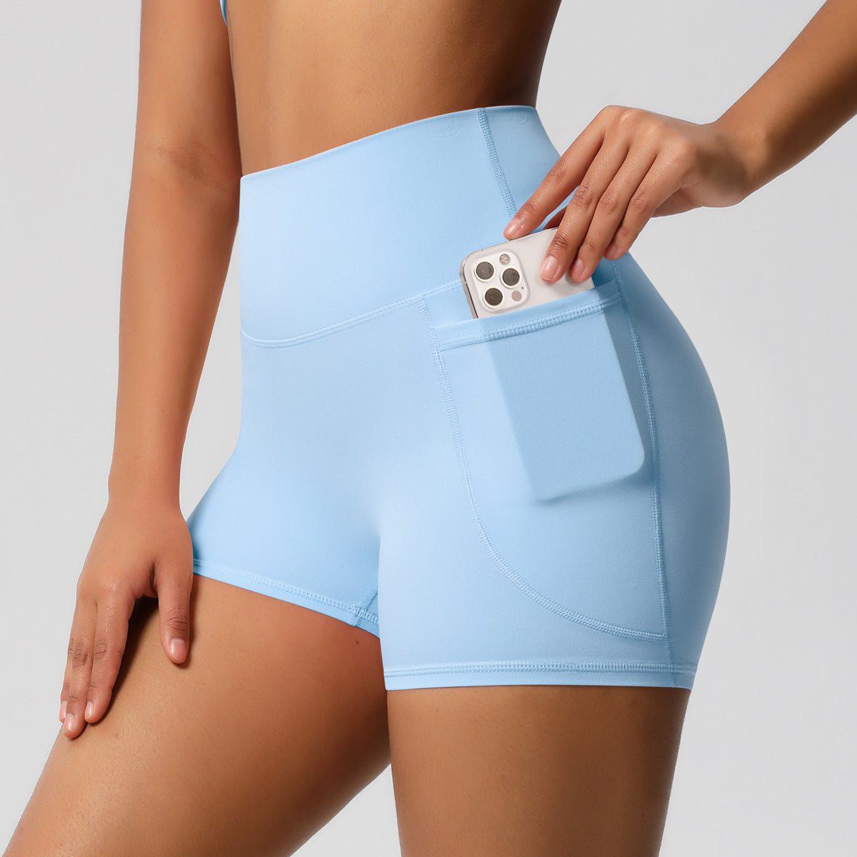 Ultra-Soft Performance Pocket Yoga Shorts – Women's Moisture-Wicking Athleisure Shorts - Undefyning Lynes