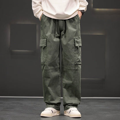 Undefyned Cargo — Men's Oversized Straight-Leg Cotton Pants - Undefyning Lynes