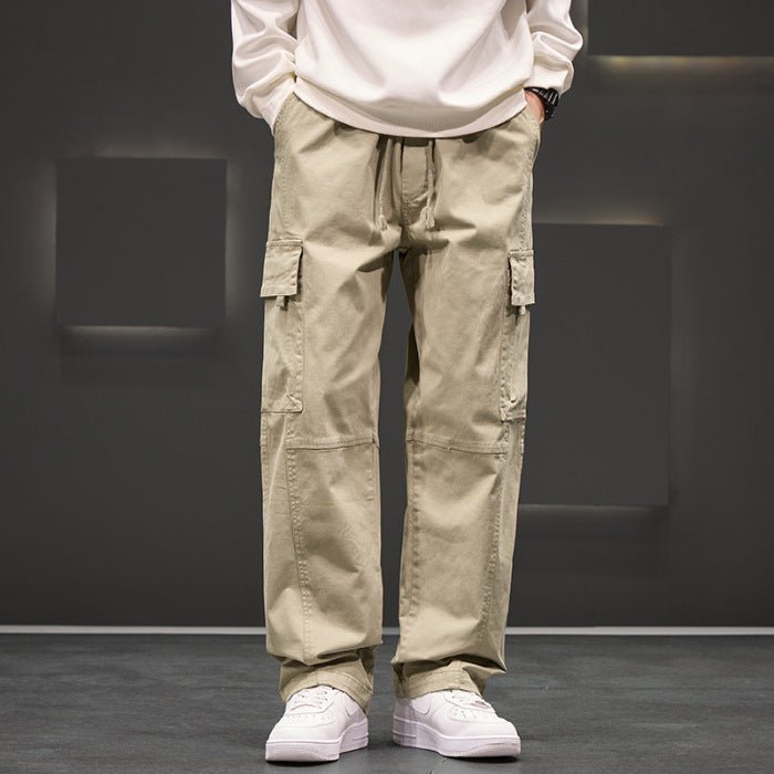 Undefyned Cargo — Men's Oversized Straight-Leg Cotton Pants - Undefyning Lynes
