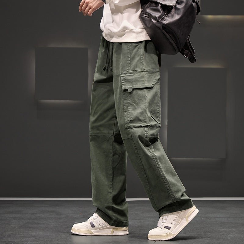 Undefyned Cargo — Men's Oversized Straight-Leg Cotton Pants - Undefyning Lynes