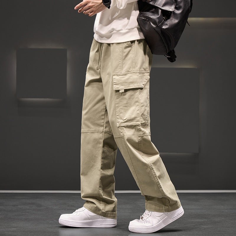 Undefyned Cargo — Men's Oversized Straight-Leg Cotton Pants - Undefyning Lynes