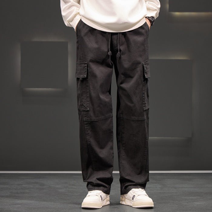 Undefyned Cargo — Men's Oversized Straight-Leg Cotton Pants - Undefyning Lynes