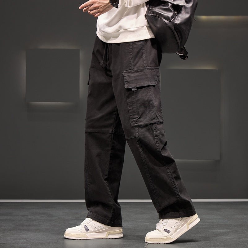 Undefyned Cargo — Men's Oversized Straight-Leg Cotton Pants - Undefyning Lynes