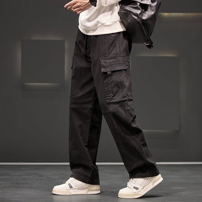Undefyned Cargo — Men's Oversized Straight-Leg Cotton Pants - Undefyning Lynes