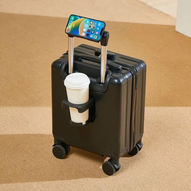 Undefyning Lynes 14" Smart Mini Carry-On with Integrated Cup Holder - Undefyning Lynes
