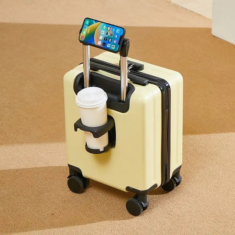 Undefyning Lynes 14" Smart Mini Carry-On with Integrated Cup Holder - Undefyning Lynes