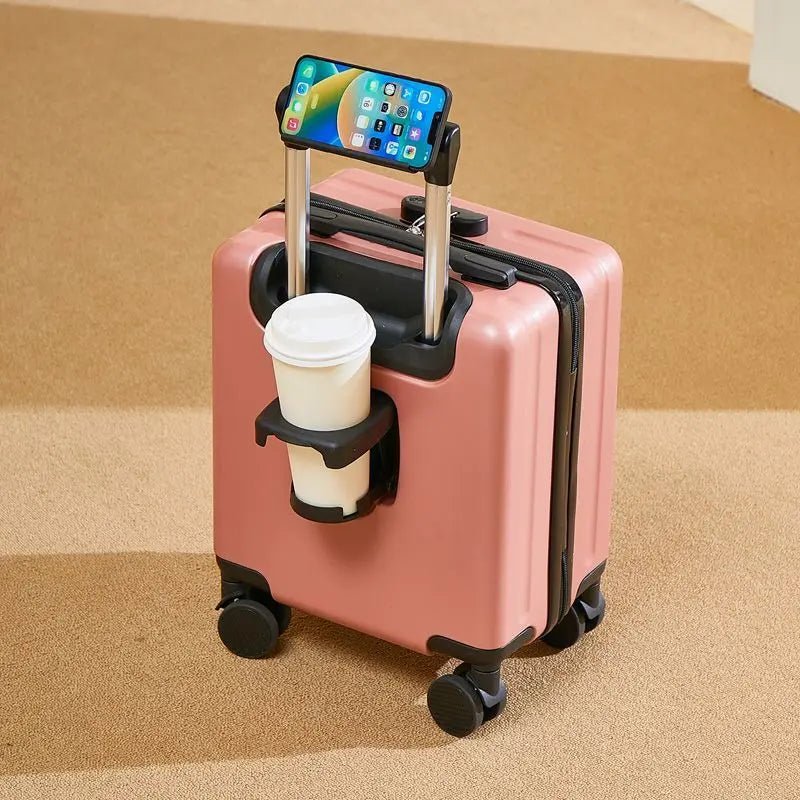 Undefyning Lynes 14" Smart Mini Carry-On with Integrated Cup Holder - Undefyning Lynes