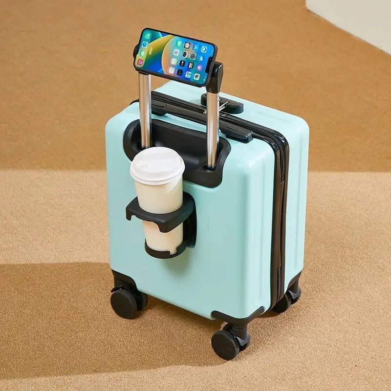 Undefyning Lynes 14" Smart Mini Carry-On with Integrated Cup Holder - Undefyning Lynes