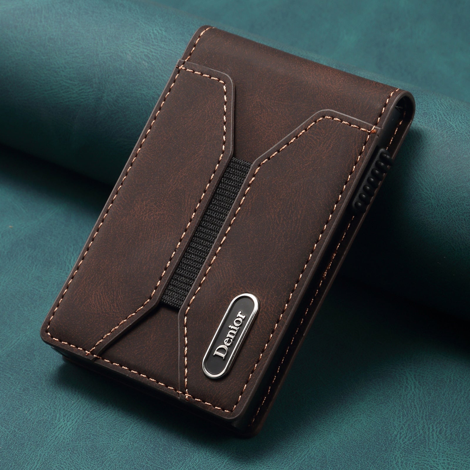 Undefyning Lynes Auto Pop-Up Card Case — Handcrafted Leather Wallet with Magnetic Stand - Undefyning Lynes