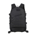 Undefyning Lynes black tactical backpack with MOLLE webbing and water-resistant fabric for outdoor hiking.