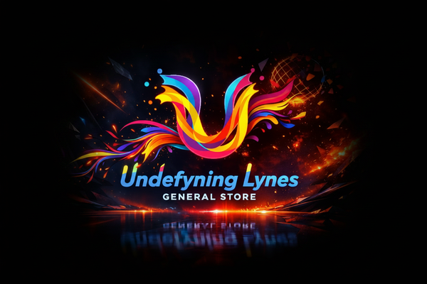 Undefyning Lynes Logo - Reflection on Black