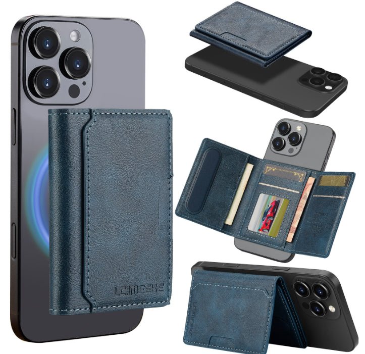 Undefyning Lynes MagSafe-Compatible Wallet Card Holder — Magnetic PU Leather Stick-On - Undefyning Lynes