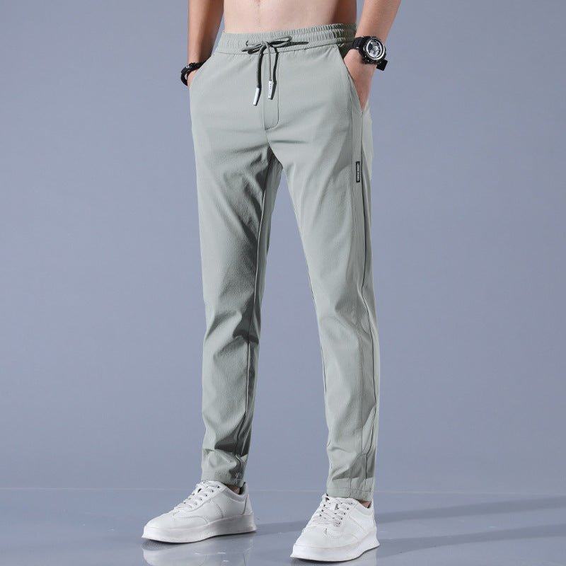 Undefyning Lynes Men's Ice Silk Breathable Business-Casual Summer Trousers - Undefyning Lynes