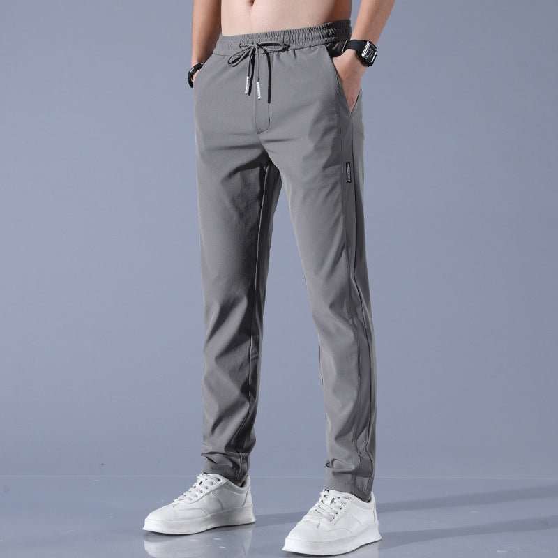 Undefyning Lynes Men's Ice Silk Breathable Business-Casual Summer Trousers - Undefyning Lynes