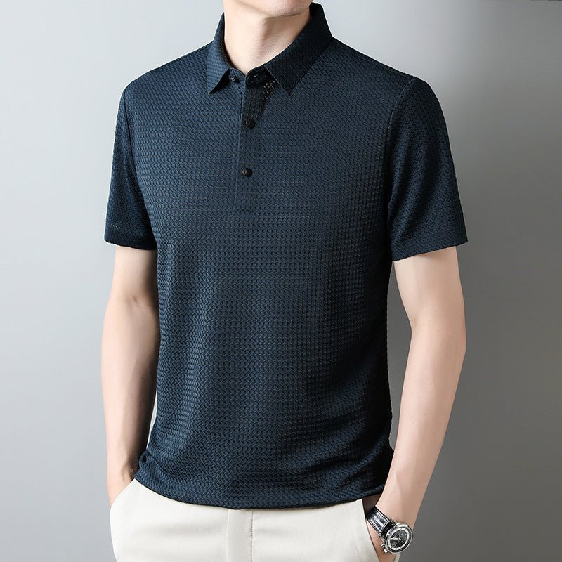 Undefyning Lynes Men's Lightweight Breathable Casual Polo - Undefyning Lynes