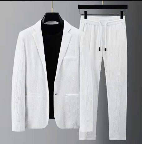 Undefyning Lynes Men's Lightweight Casual Suit Set - Undefyning Lynes
